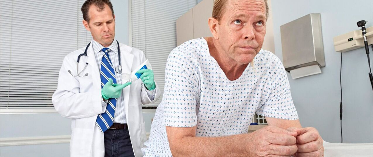Prostatitis therapy during doctor receipt